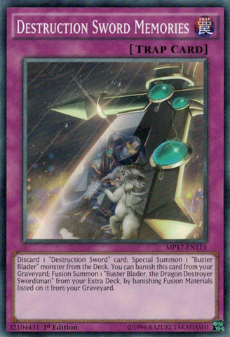 Destruction Sword Memories [MP17-EN113] Common - Yu-Gi-Oh! - Card Brawlers | Quebec | Canada |