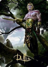 Tyvar Kell Art Card (Gold-Stamped Signature) [Kaldheim Art Series] - Magic: The Gathering - Card Brawlers | Quebec | Canada |