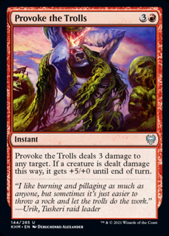 Provoke the Trolls [Kaldheim] - Magic: The Gathering - Card Brawlers | Quebec | Canada |