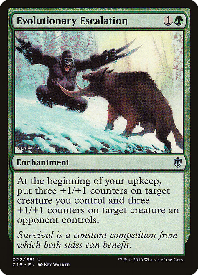 Evolutionary Escalation [Commander 2016] - Magic: The Gathering - Card Brawlers | Quebec | Canada |