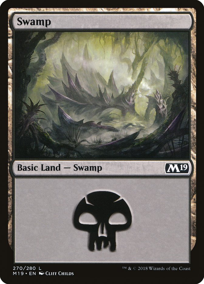 Swamp (270) [Core Set 2019] - Magic: The Gathering - Card Brawlers | Quebec | Canada |