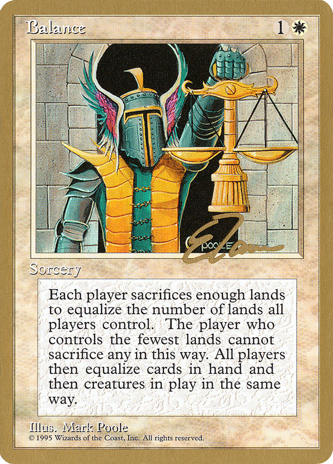 Balance (Eric Tam) [Pro Tour Collector Set] - Magic: The Gathering - Card Brawlers | Quebec | Canada |