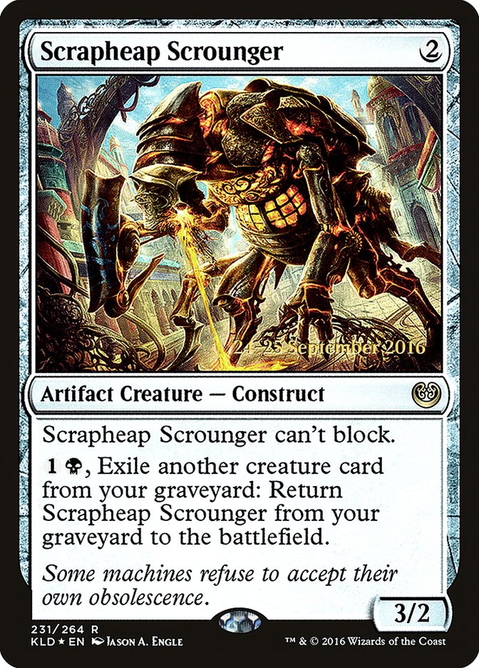 Scrapheap Scrounger [Kaladesh Prerelease Promos] - Magic: The Gathering - Card Brawlers | Quebec | Canada |