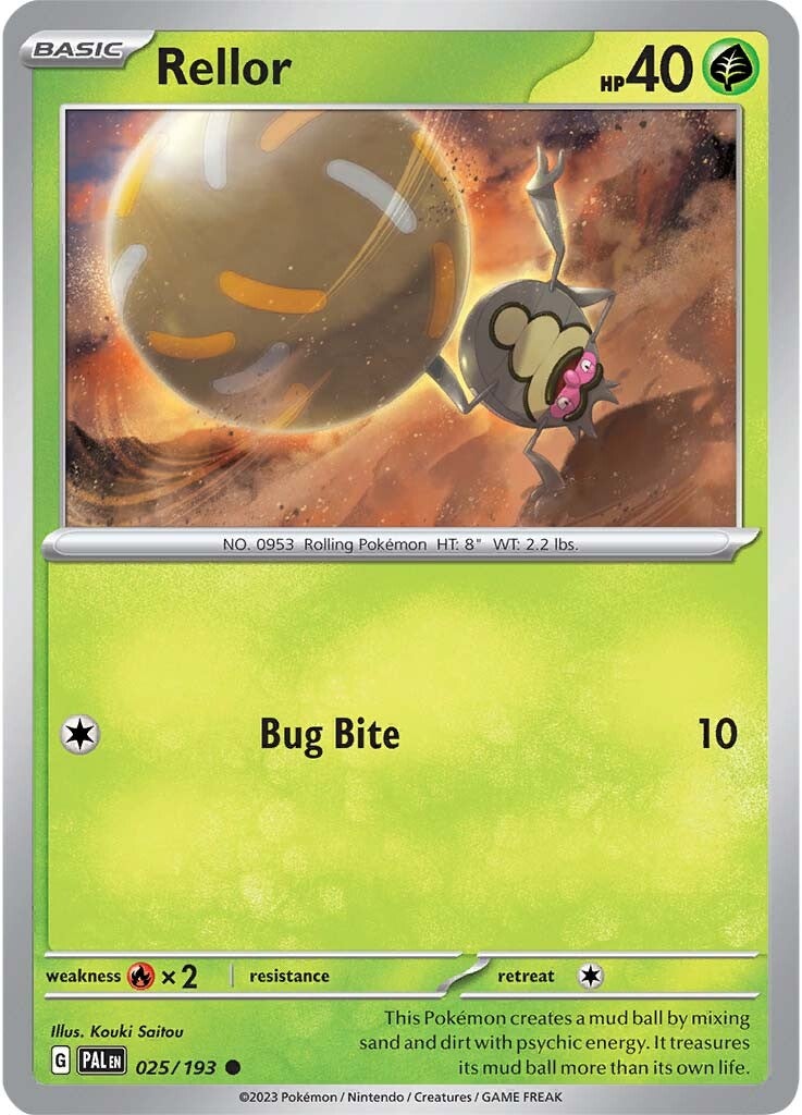 Rellor (025/193) [Scarlet & Violet: Paldea Evolved] - Pokémon - Card Brawlers | Quebec | Canada |