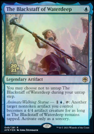 The Blackstaff of Waterdeep [Dungeons & Dragons: Adventures in the Forgotten Realms Prerelease Promos] - Magic: The Gathering - Card Brawlers | Quebec | Canada |