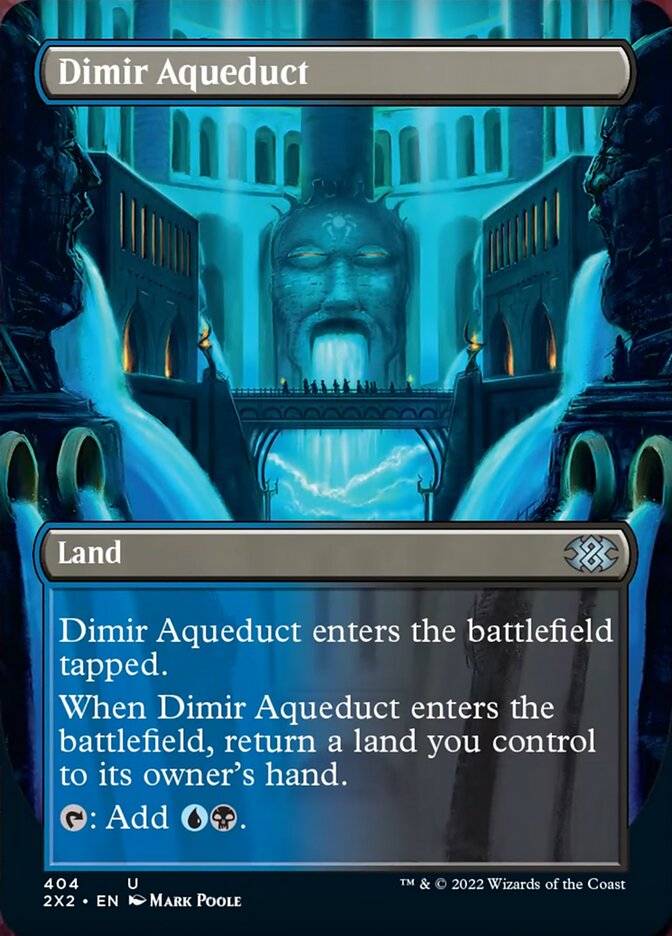 Dimir Aqueduct (Borderless Alternate Art) [Double Masters 2022] - Magic: The Gathering - Card Brawlers | Quebec | Canada |