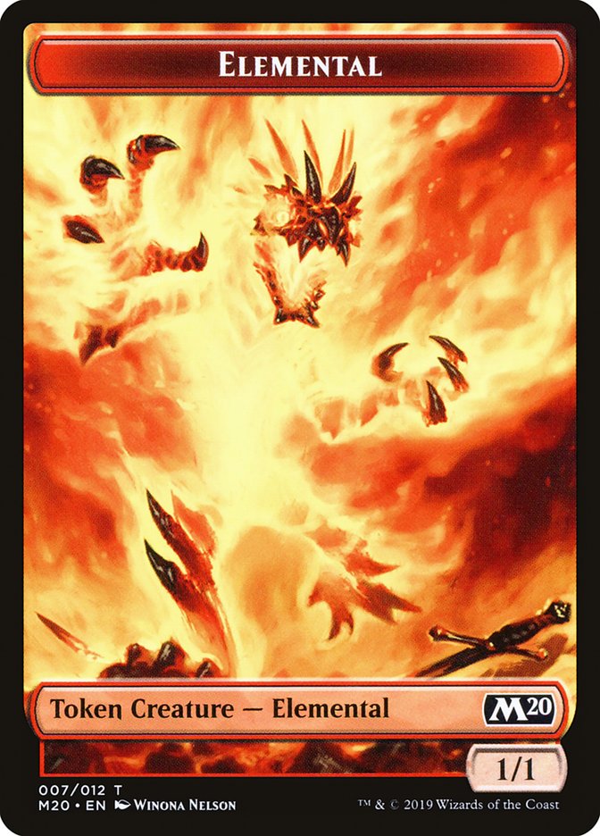 Elemental Token [Core Set 2020 Tokens] - Magic: The Gathering - Card Brawlers | Quebec | Canada |