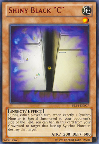 Shiny Black "C" (Red) [DL14-EN007] Rare - Yu-Gi-Oh! - Card Brawlers | Quebec | Canada |