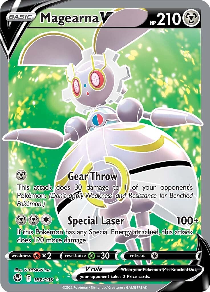 Magearna V (182/195) [Sword & Shield: Silver Tempest] - Pokémon - Card Brawlers | Quebec | Canada |