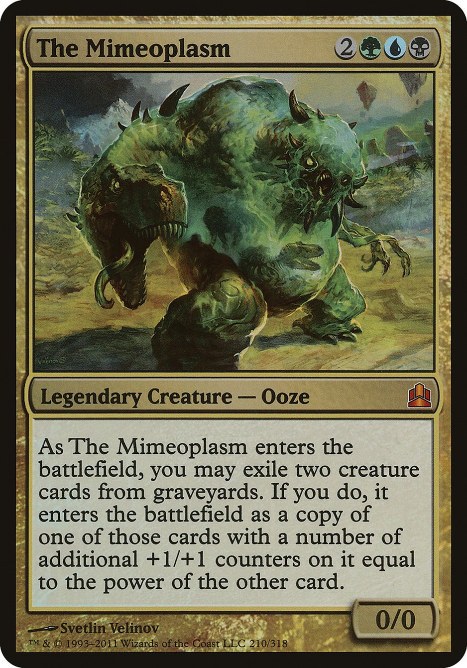 The Mimeoplasm (Oversized) [Commander 2011 Oversized] - Magic: The Gathering - Card Brawlers | Quebec | Canada |