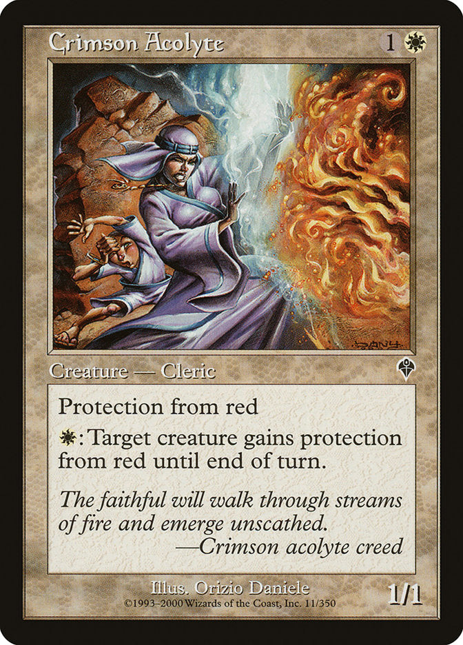 Crimson Acolyte [Invasion] - Magic: The Gathering - Card Brawlers | Quebec | Canada |