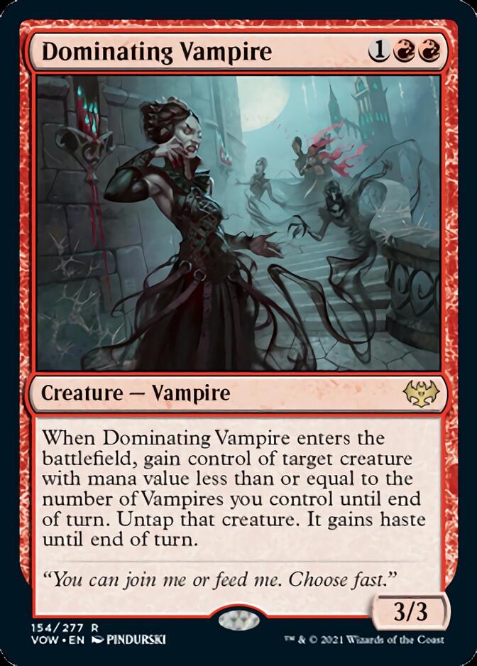 Dominating Vampire [Innistrad: Crimson Vow] - Magic: The Gathering - Card Brawlers | Quebec | Canada |