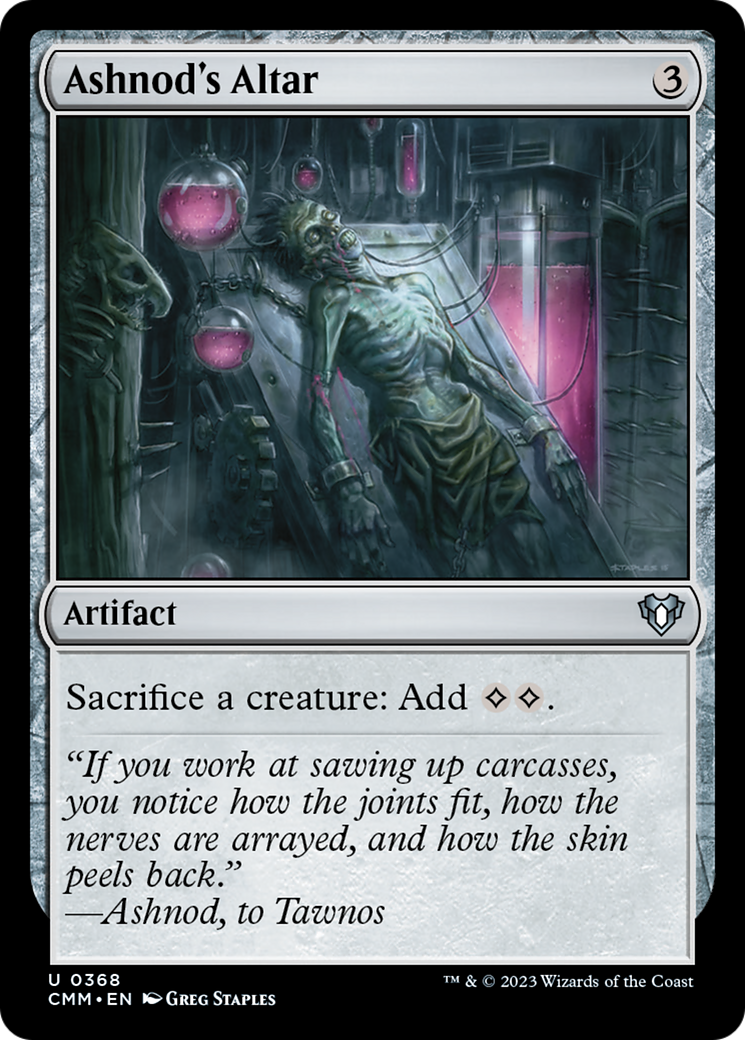 Ashnod's Altar [Commander Masters] - Magic: The Gathering - Card Brawlers | Quebec | Canada |