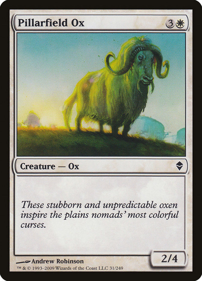 Pillarfield Ox [Zendikar] - Magic: The Gathering - Card Brawlers | Quebec | Canada |