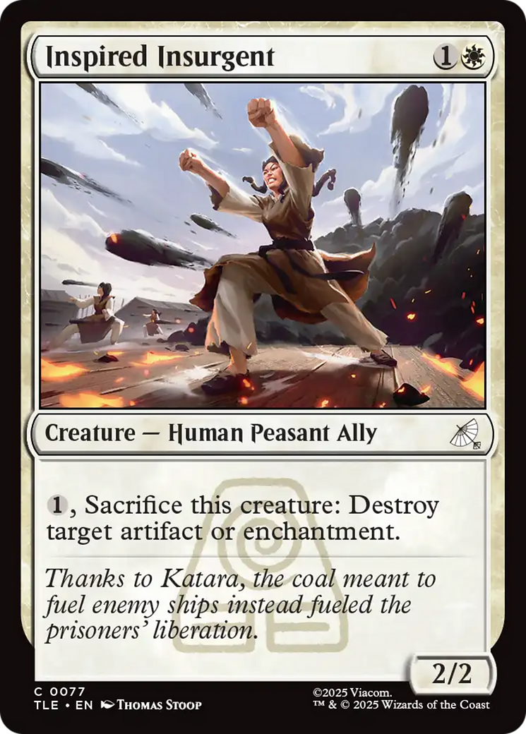 Inspired Insurgent [Avatar: The Last Airbender: Eternal-Legal] - Magic: The Gathering - Card Brawlers | Quebec | Canada |