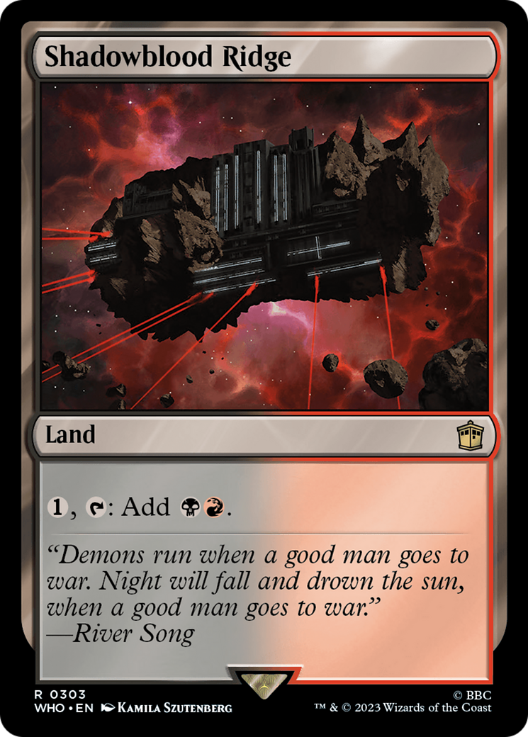 Shadowblood Ridge [Doctor Who] - Magic: The Gathering - Card Brawlers | Quebec | Canada |