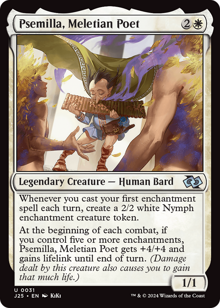 Psemilla, Meletian Poet (Anime) [Foundations Jumpstart] - Magic: The Gathering - Card Brawlers | Quebec | Canada |
