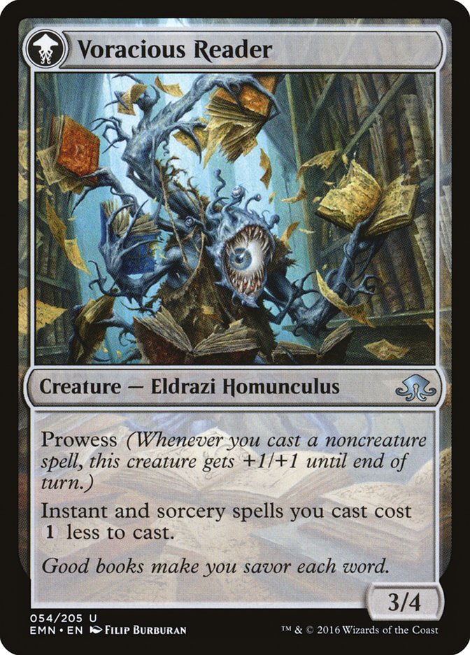 Curious Homunculus // Voracious Reader [Eldritch Moon] - Magic: The Gathering - Card Brawlers | Quebec | Canada |