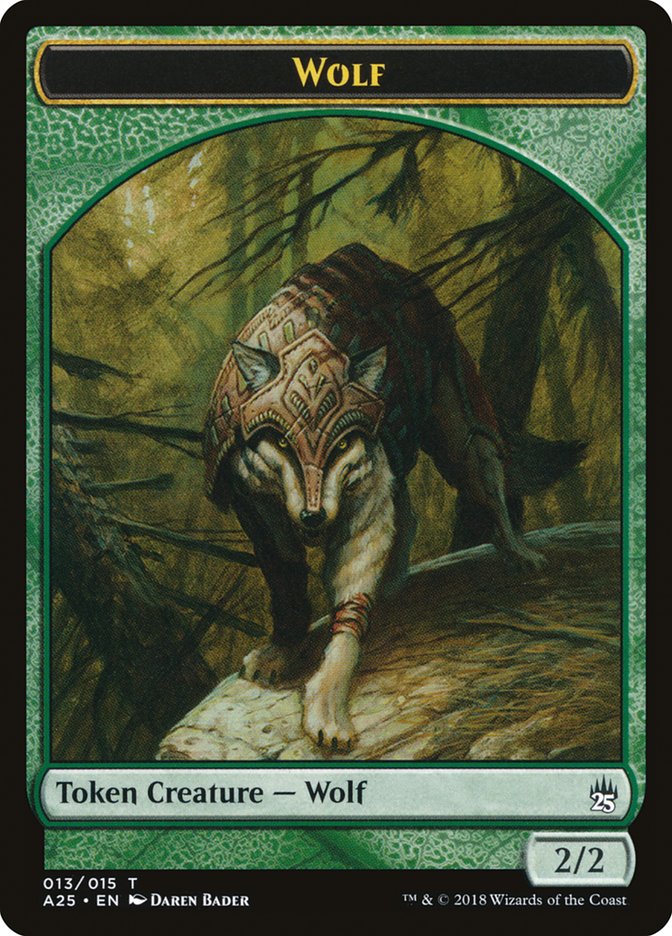 Wolf Token [Masters 25 Tokens] - Magic: The Gathering - Card Brawlers | Quebec | Canada |