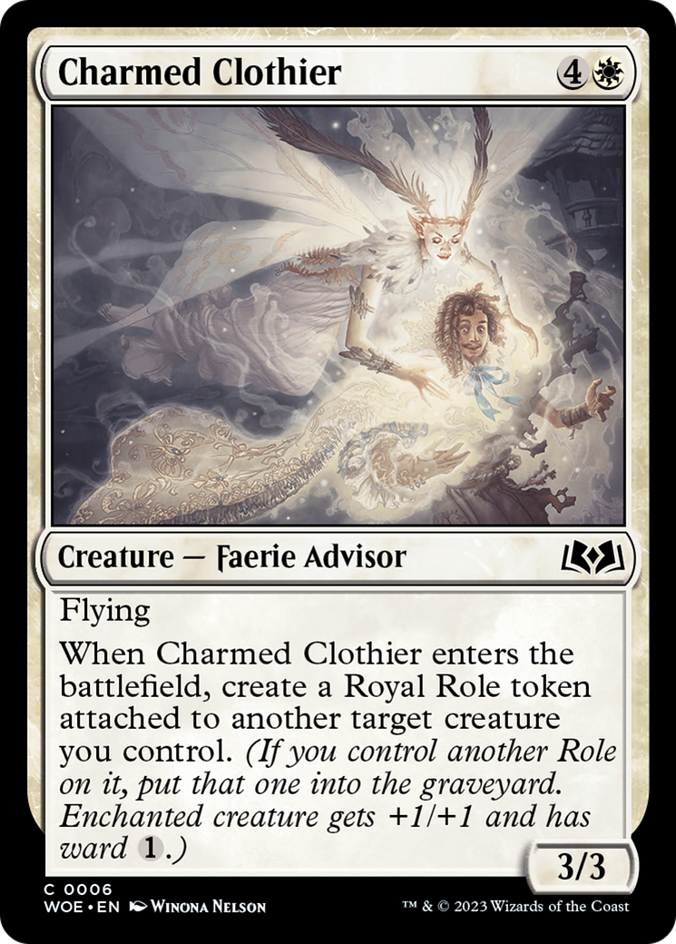Charmed Clothier [Wilds of Eldraine] - Magic: The Gathering - Card Brawlers | Quebec | Canada |