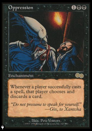 Oppression [The List] - Magic: The Gathering - Card Brawlers | Quebec | Canada |