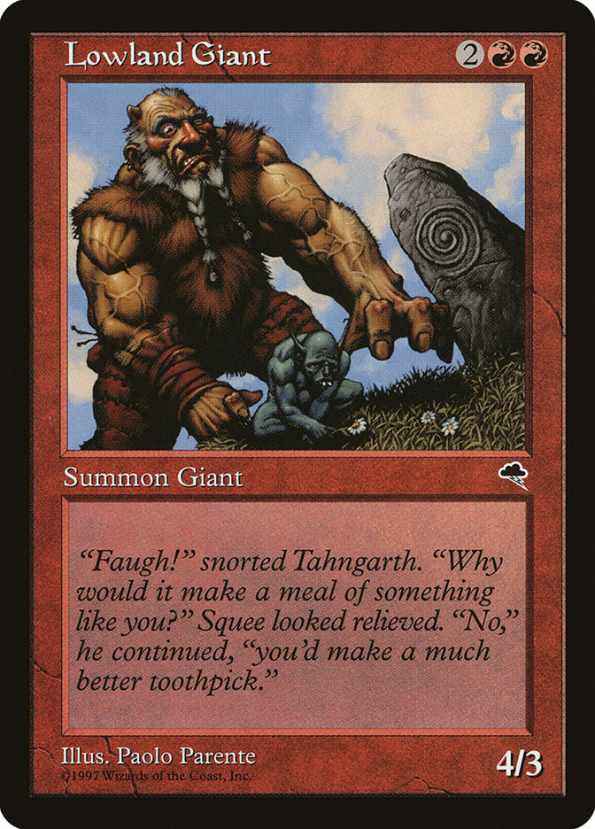Lowland Giant [Tempest] - Magic: The Gathering - Card Brawlers | Quebec | Canada |