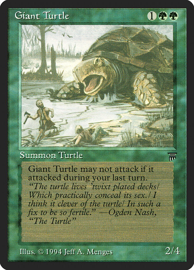 Giant Turtle [Legends] - Magic: The Gathering - Card Brawlers | Quebec | Canada |