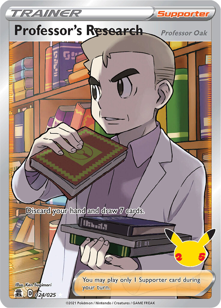 Professor's Research (024/025) [Celebrations: 25th Anniversary] - Pokémon - Card Brawlers | Quebec | Canada |