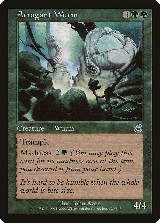 Arrogant Wurm [Torment] - Magic: The Gathering - Card Brawlers | Quebec | Canada |