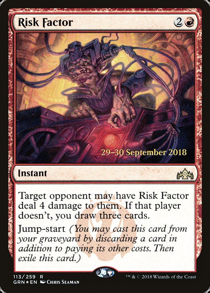 Risk Factor [Guilds of Ravnica Prerelease Promos] - Magic: The Gathering - Card Brawlers | Quebec | Canada |