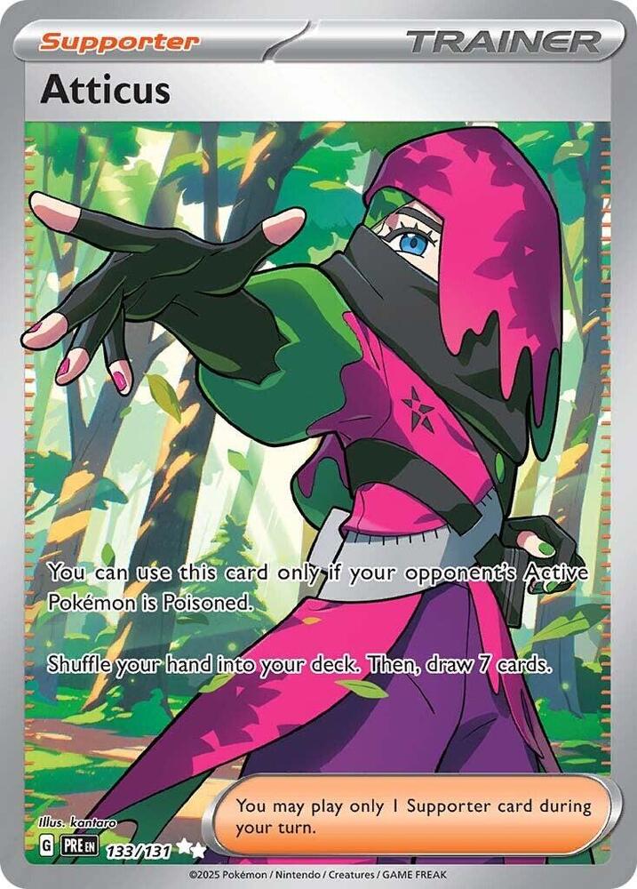 Atticus (133/131) [Scarlet & Violet: Prismatic Evolutions] - Pokémon - Card Brawlers | Quebec | Canada |