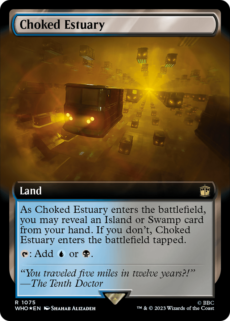 Choked Estuary (Extended Art) (Surge Foil) [Doctor Who] - Magic: The Gathering - Card Brawlers | Quebec | Canada |