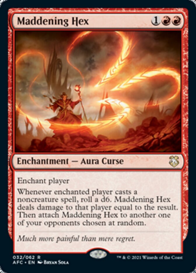 Maddening Hex [Dungeons & Dragons: Adventures in the Forgotten Realms Commander] - Magic: The Gathering - Card Brawlers | Quebec | Canada |