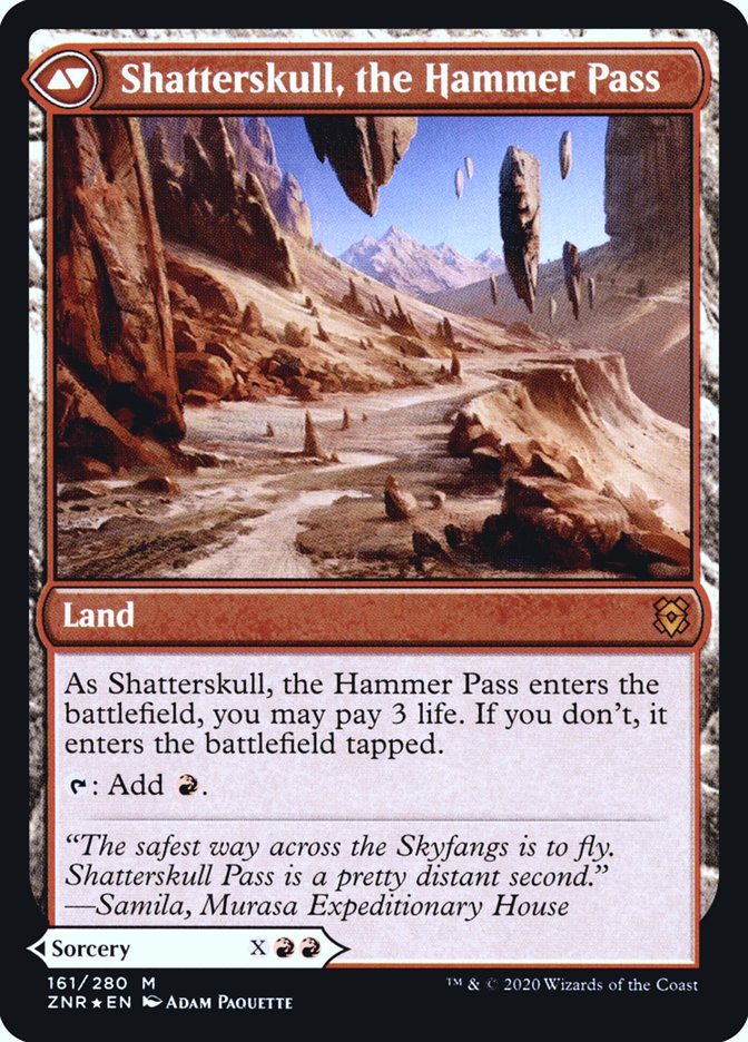 Shatterskull Smashing // Shatterskull, the Hammer Pass [Zendikar Rising Prerelease Promos] - Magic: The Gathering - Card Brawlers | Quebec | Canada |