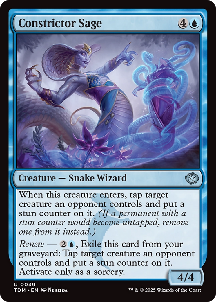 Constrictor Sage [Tarkir: Dragonstorm] - Magic: The Gathering - Card Brawlers | Quebec | Canada |