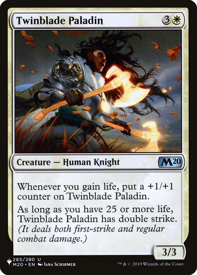 Twinblade Paladin [The List] - Magic: The Gathering - Card Brawlers | Quebec | Canada |