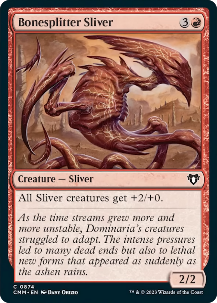 Bonesplitter Sliver [Commander Masters] - Magic: The Gathering - Card Brawlers | Quebec | Canada |