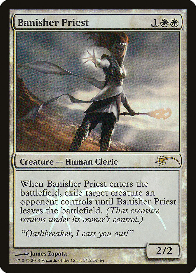 Banisher Priest [Friday Night Magic 2014] - Magic: The Gathering - Card Brawlers | Quebec | Canada |