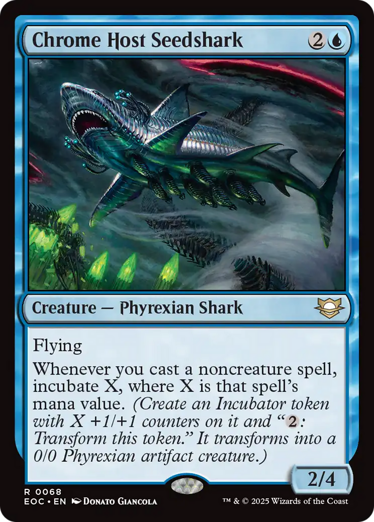 Chrome Host Seedshark [Edge of Eternities Commander] - Magic: The Gathering - Card Brawlers | Quebec | Canada |