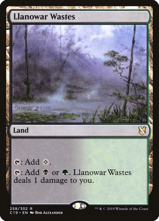 Llanowar Wastes [Commander 2019] - Magic: The Gathering - Card Brawlers | Quebec | Canada |