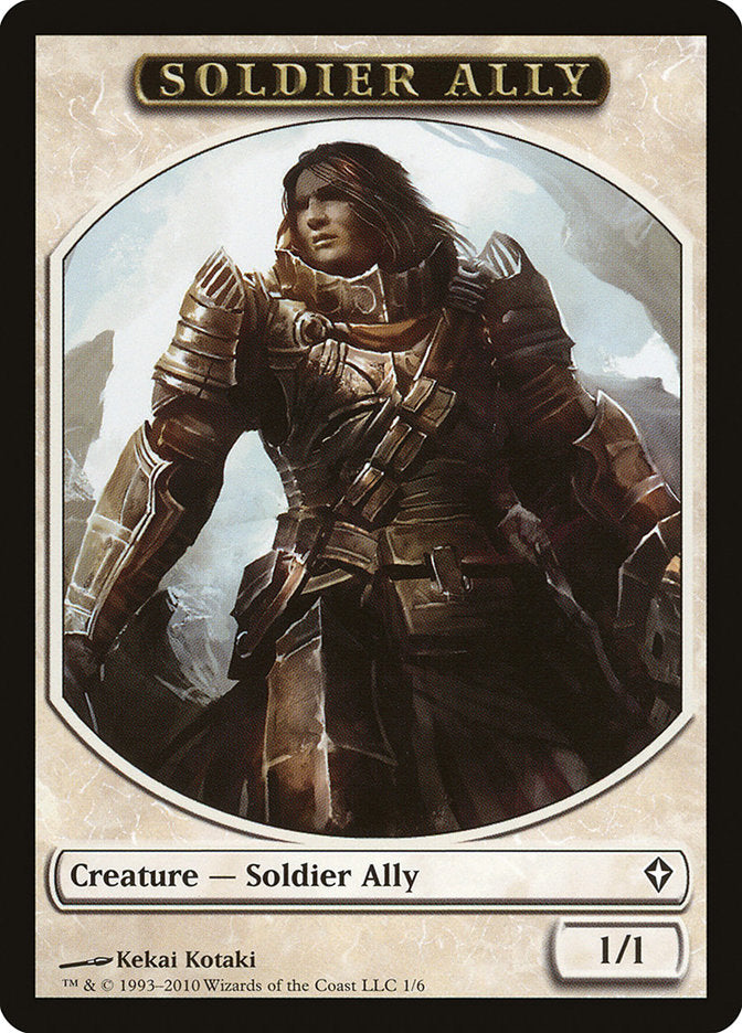 Soldier Ally Token [Worldwake Tokens] - Magic: The Gathering - Card Brawlers | Quebec | Canada |