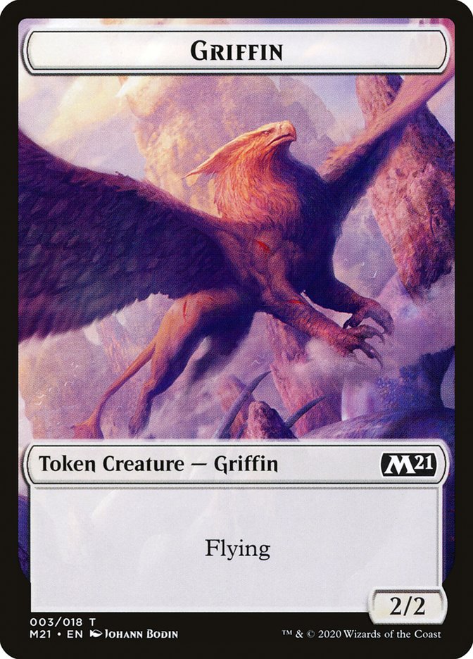 Angel // Griffin Double-Sided Token [Core Set 2021 Tokens] - Magic: The Gathering - Card Brawlers | Quebec | Canada |