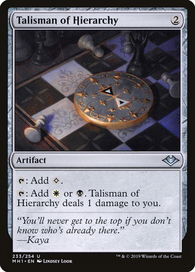 Talisman of Hierarchy [Modern Horizons] - Magic: The Gathering - Card Brawlers | Quebec | Canada |