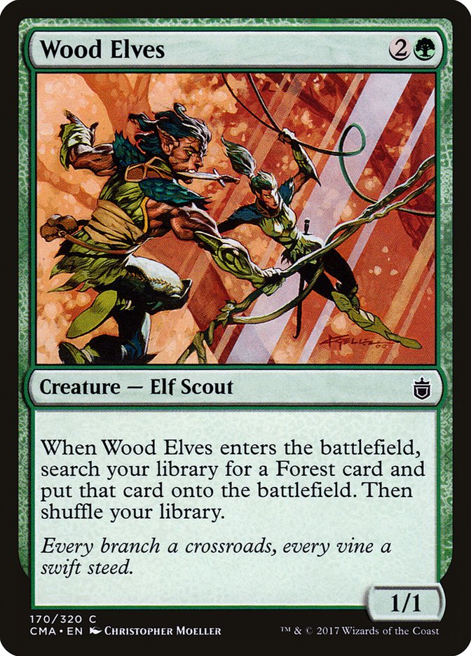 Wood Elves [Commander Anthology] - Magic: The Gathering - Card Brawlers | Quebec | Canada |