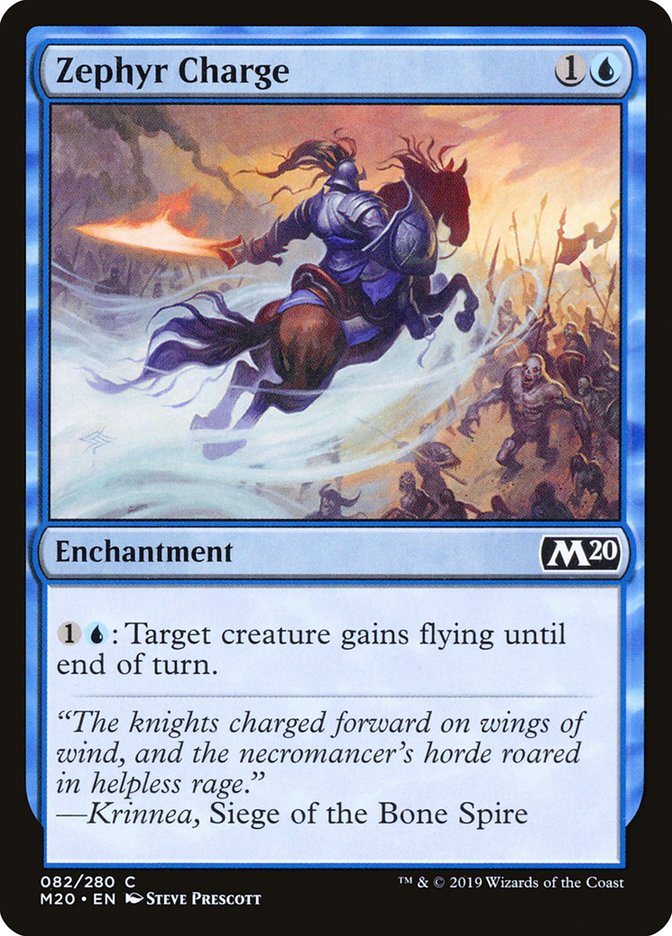 Zephyr Charge [Core Set 2020] - Magic: The Gathering - Card Brawlers | Quebec | Canada |