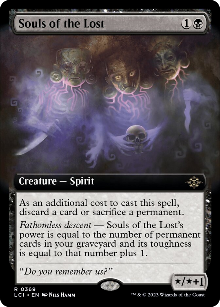 Souls of the Lost (Extended Art) [The Lost Caverns of Ixalan] - Magic: The Gathering - Card Brawlers | Quebec | Canada |