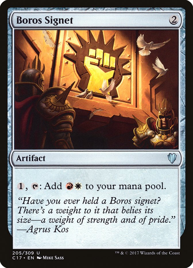 Boros Signet [Commander 2017] - Magic: The Gathering - Card Brawlers | Quebec | Canada |