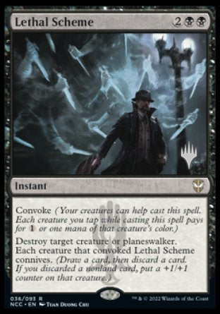 Lethal Scheme (Promo Pack) [Streets of New Capenna Commander Promos] - Magic: The Gathering - Card Brawlers | Quebec | Canada |