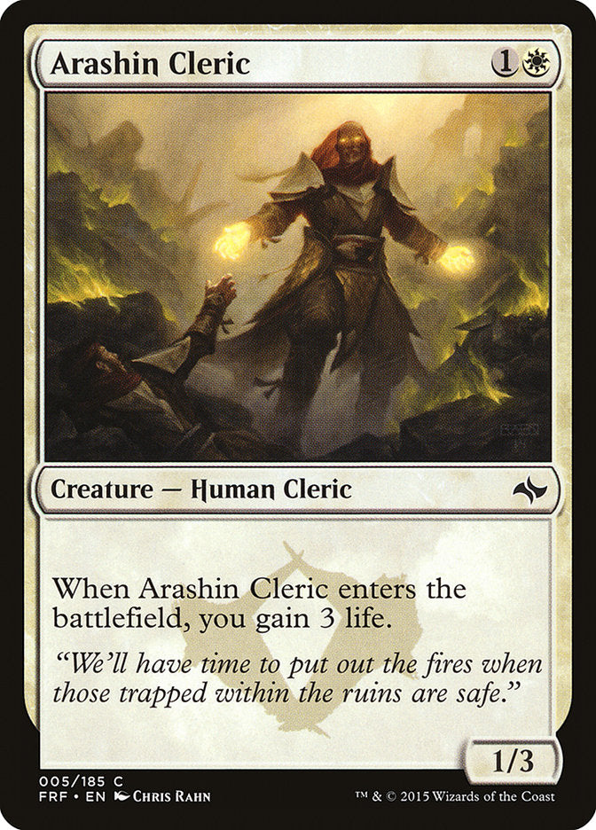 Arashin Cleric [Fate Reforged] - Magic: The Gathering - Card Brawlers | Quebec | Canada |