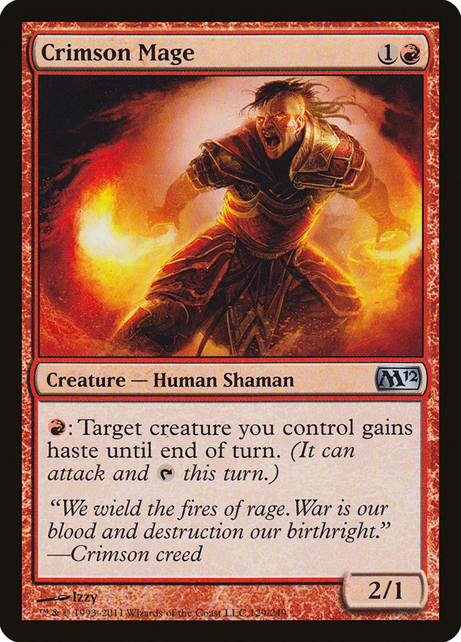 Crimson Mage [Magic 2012] - Magic: The Gathering - Card Brawlers | Quebec | Canada |